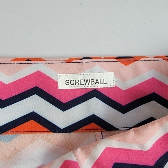 Golftini Multi Color Performance Stretch Screwball Pickleball Skirt/Skort Sz 6 L - Picture 13 of 14